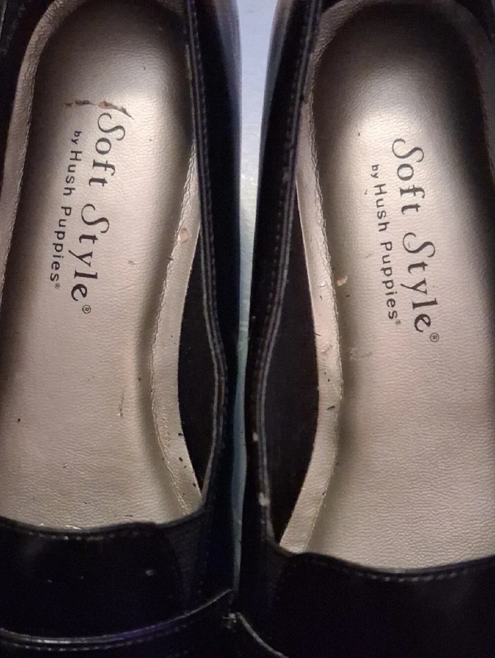 Soft Style (A Hush Puppy Company) Black Leather Buckle Loafers